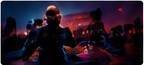DJ performance with neon lights